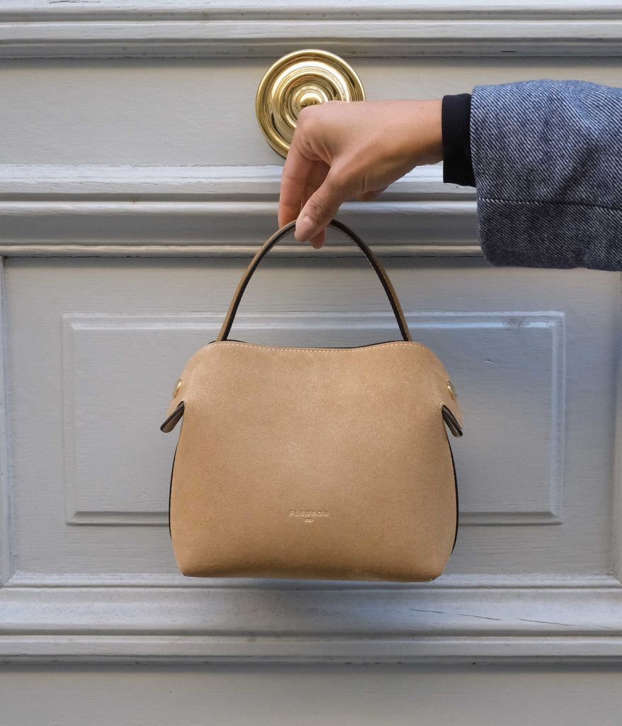 Mini Swann | Suede Biscuit - Fleuron Paris